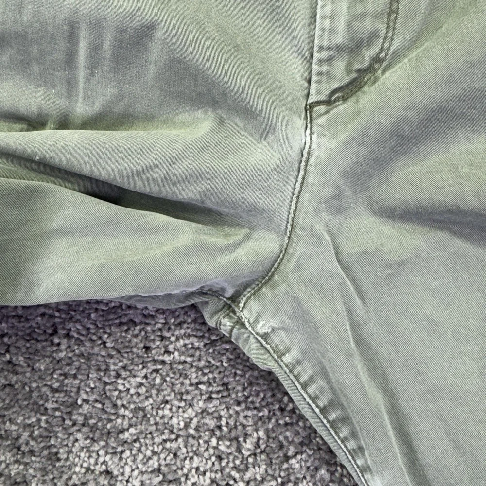 Gap Shorts Mens 31 Green Chino Canvas Casual Flat Front Summer Pockets City